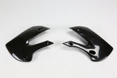 UFO Radiator Covers KX65 01-25 KLX110 01-09 - Black